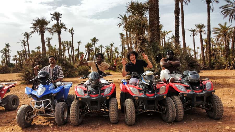 Marrakech: Palmeraie Guided Quad Biking Tour with Tea - Leaving Marrakech for the Palmeraie