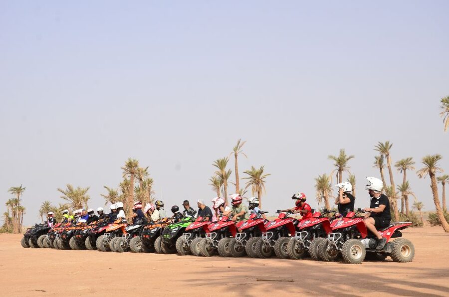 Marrakech: Palmeraie Guided Quad Tour with Tea Break - The second 30-minute ride back through the palms