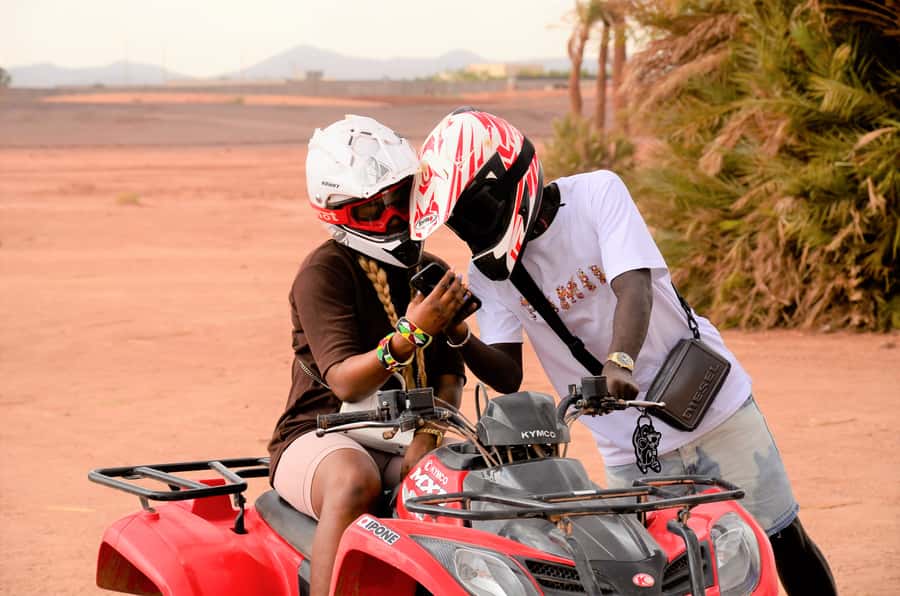 Marrakech: Palmeraie Guided Quad Tour with Tea Break - Your pickup and the first safety briefing