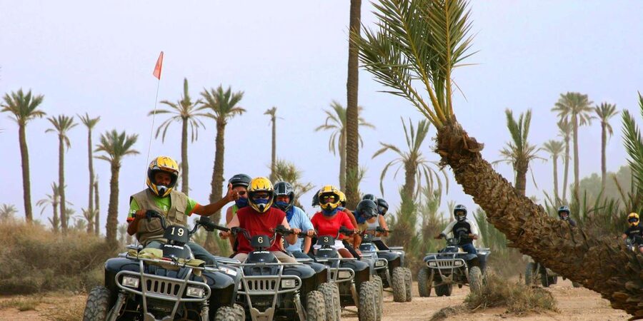 Marrakech: Palmeraie Quad Bike Desert Adventure - Booking, cancellation, and language details