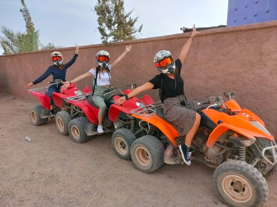 Marrakech: Palmeraie Quad Bike & Traditional Moroccan Spa - From Marrakech hotel pickup to the Palmeraie