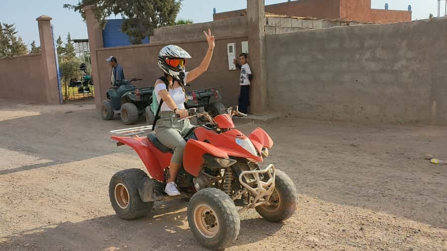 Marrakech: Palmeraie Quad Bike & Traditional Moroccan Spa - Mint tea and a village pause