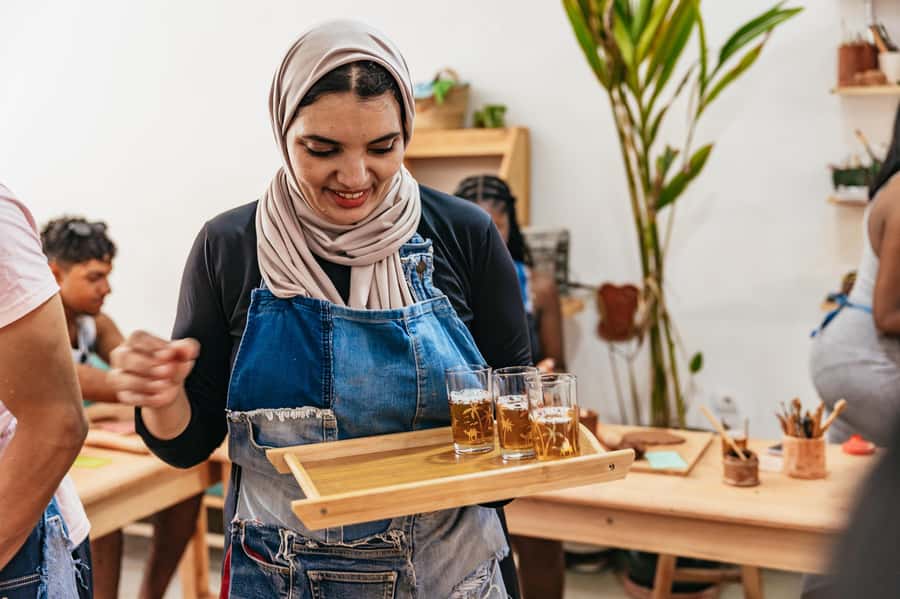 Marrakech: Pottery Workshop with Moroccan Tea - The pottery wheel is fun, difficult, and worth trying