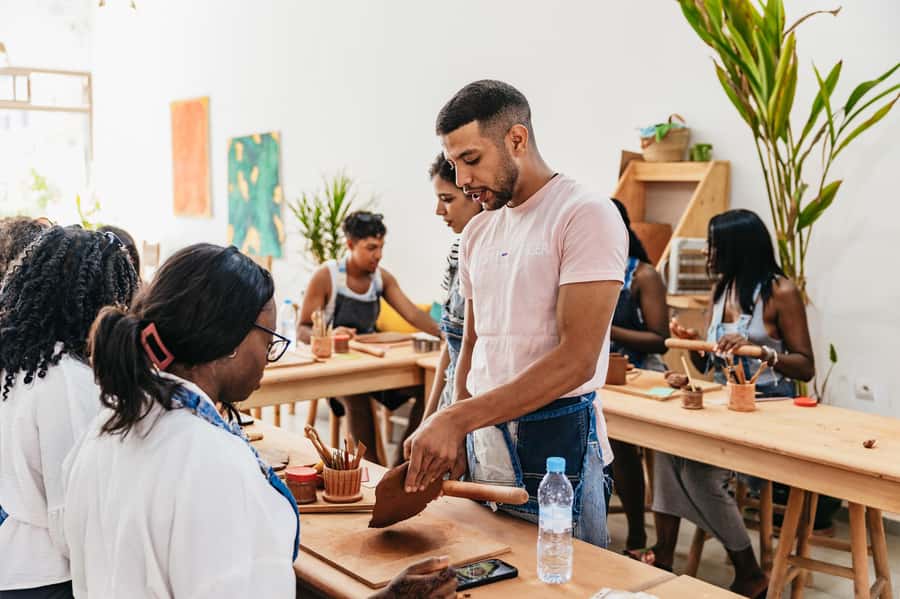Marrakech: Pottery Workshop with Moroccan Tea - Hand-building gives beginners room to be creative