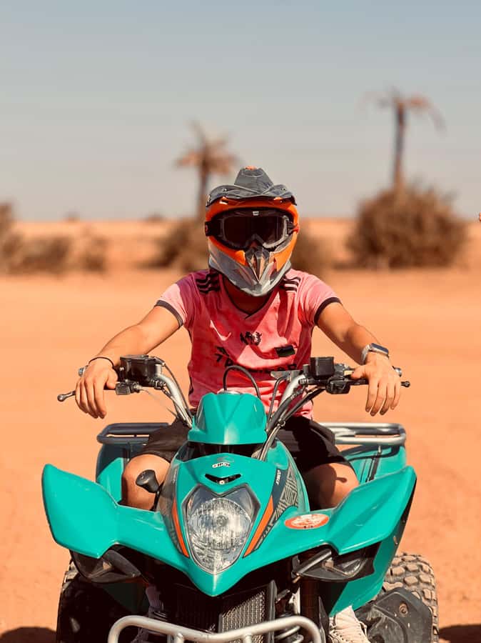 Marrakech: Quad activity in the Palmeraie with Tea break - Leaving Marrakech for the Palmeraie
