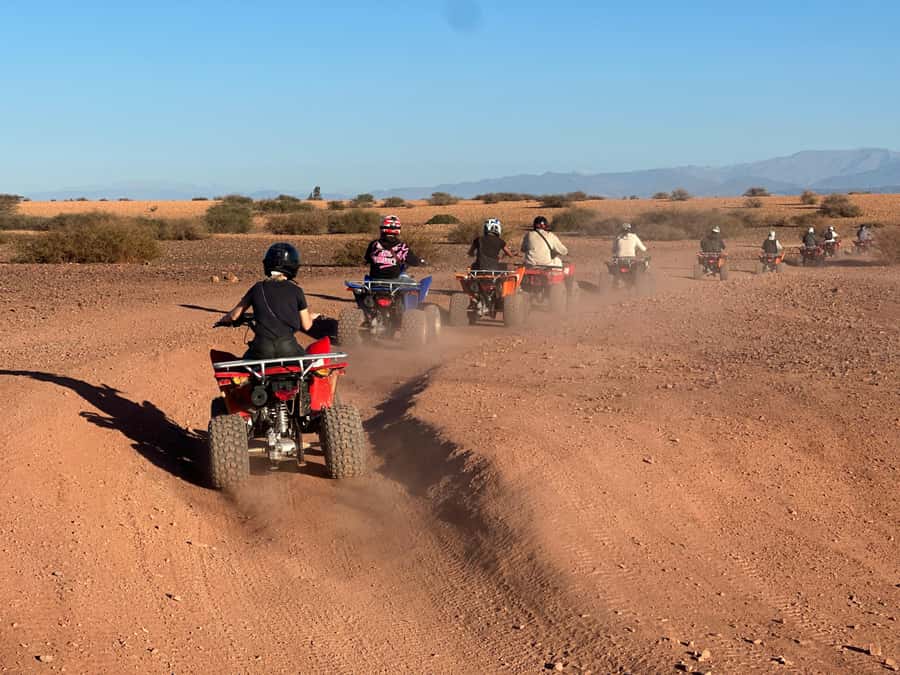 Marrakech: quad Adventure at the Dunes of the palmery desert - What the Palmeraie route feels like