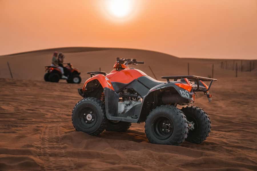 Marrakech : Quad Bike and Camel Ride with dinner in Agafay - A short camel ride at sunset