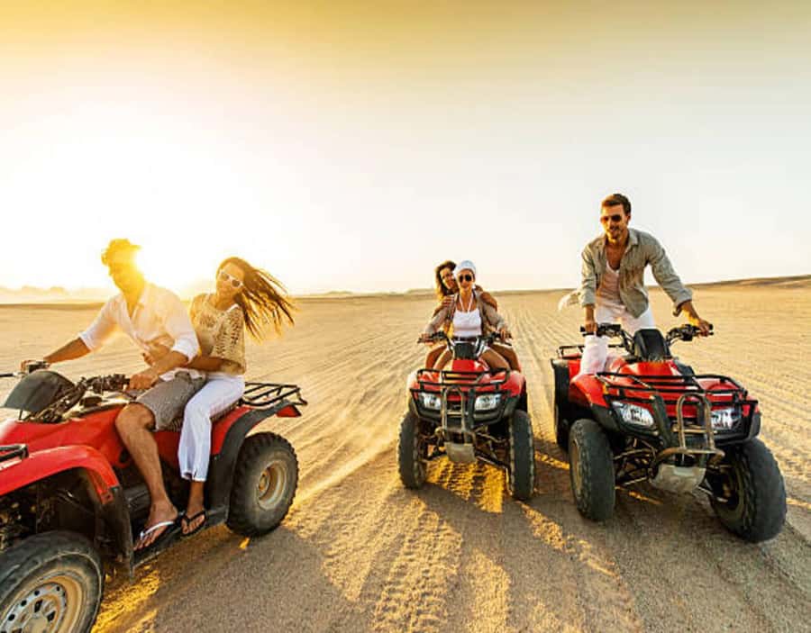 Marrakech : Quad Bike and Camel Ride with dinner in Agafay - The argan oil cooperative and tea stop