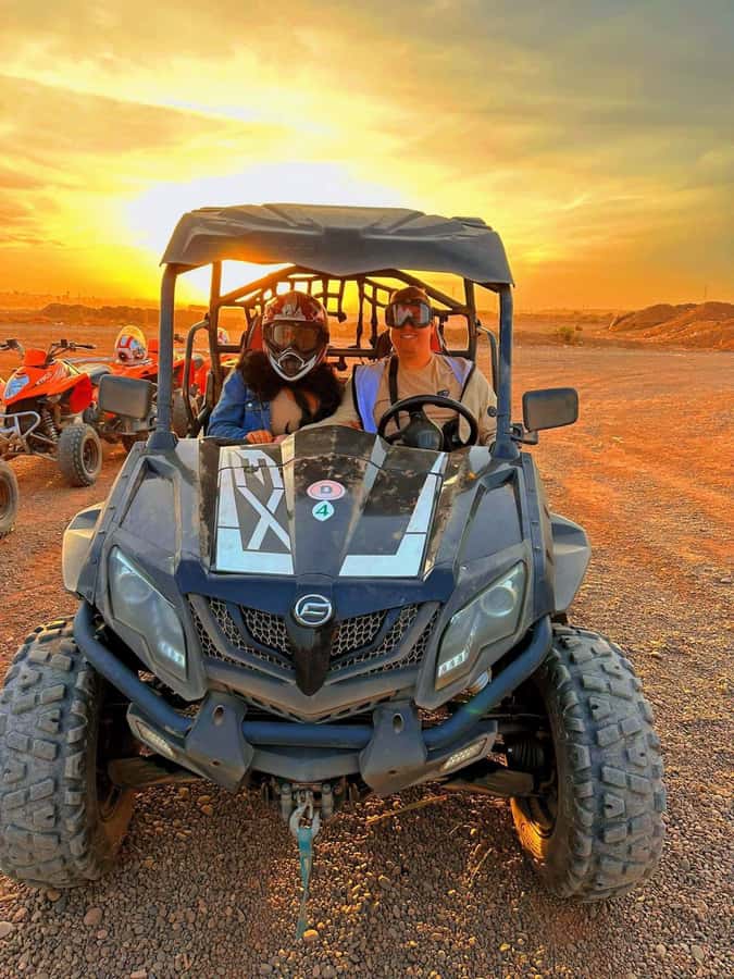 Marrakech : Ride buggy in the desert of the palm grove - From Marrakech streets to the Palmeraie