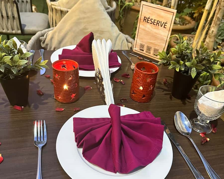 Marrakech: Romantic Spa Experience with Dinner - Dinner at Restaurant Chouf LOr