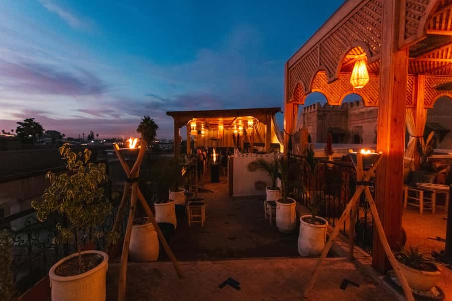 Marrakech: Rooftop Dinner with Koutoubia View - A sunset seat above Marrakech