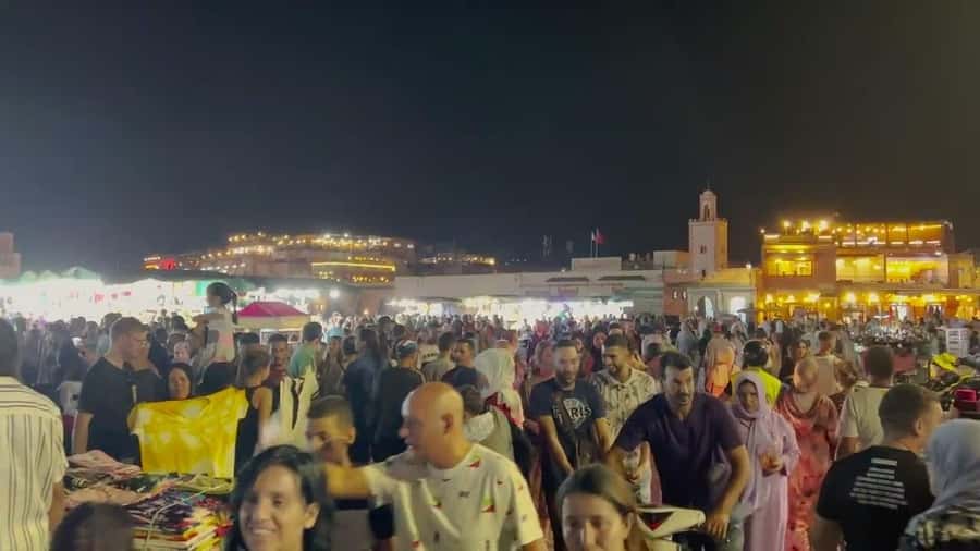 Marrakech: Souk by Night Medina Guided Walking Tour. - Tasting olives, fruit, tea, and small local bites