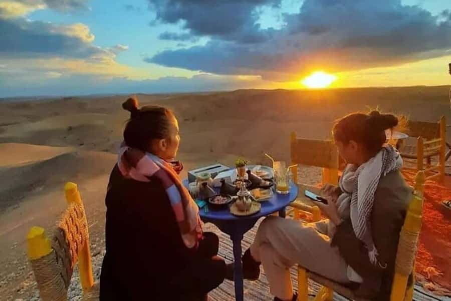 Marrakech: Sunrise Desert Tour with Camel Ride and Breakfast - Breakfast inside the Sunny Desert Camp