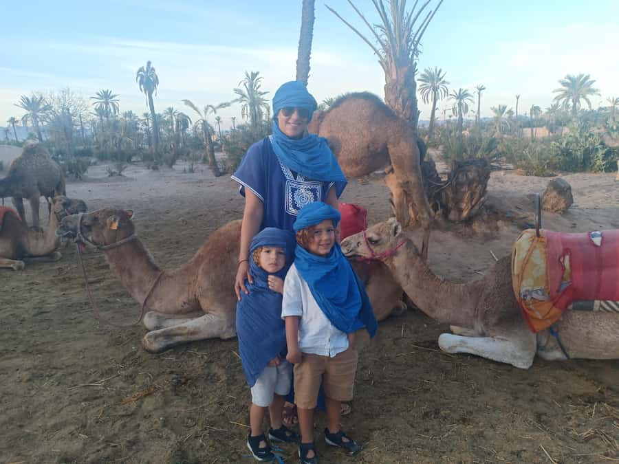Marrakech: Sunset Camel Ride in the Palmeraie - Sunset photographs and the timing problem
