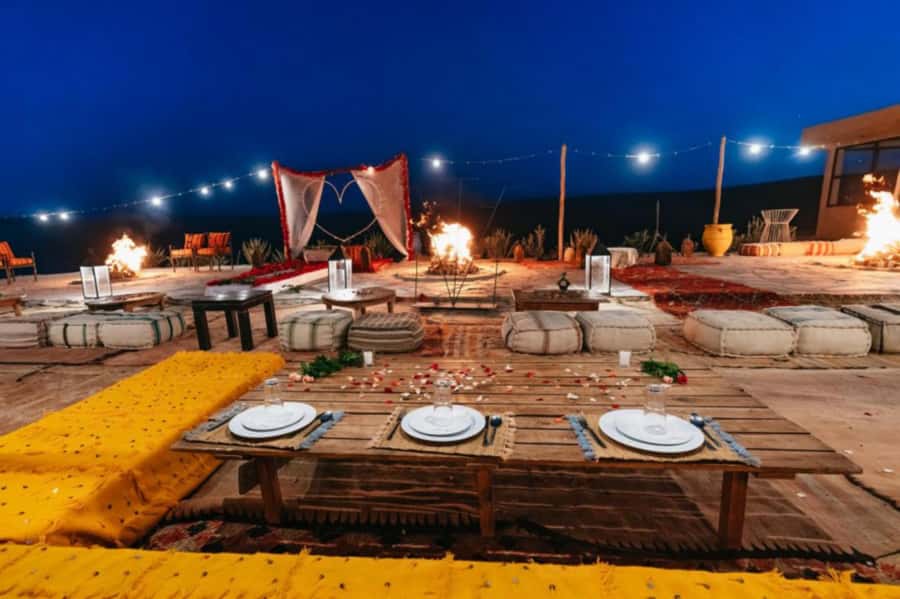 Marrakech: Sunset Dinner in Agafay Desert with Camel Ride - Key points to know before booking