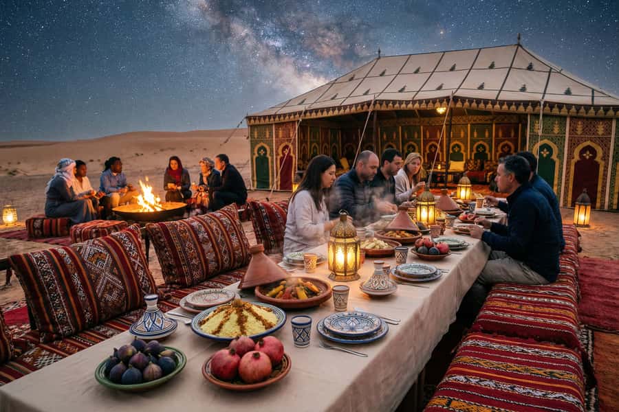 Marrakech to Merzouga: 3-Day Sahara Desert Tour & Camel Ride - Camel Riding Into Erg Chebbi at Sunset