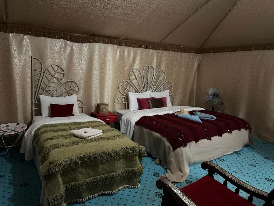 Marrakech to Zagora Desert: 2-Day trip via Ait Benhadou - Sunset by camel and arrival at camp
