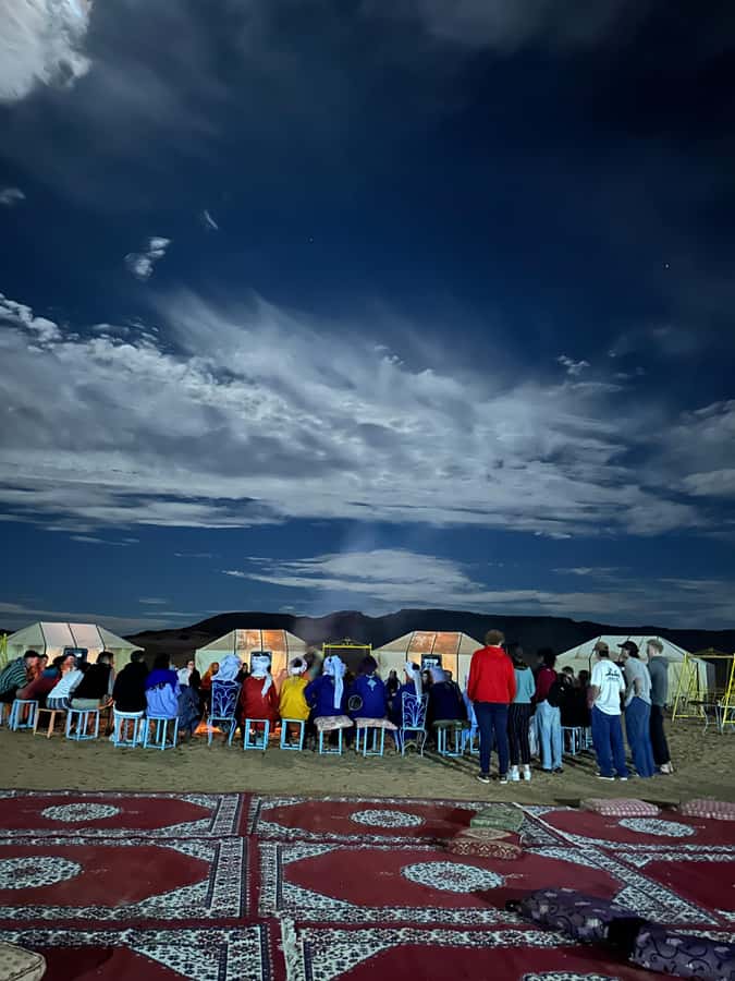Marrakech to Zagora Desert: 2-Day trip via Ait Benhadou - Dinner, drums, and a night under the stars