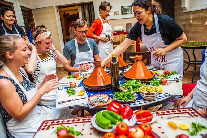 Marrakech Tour: Tajine Cookery Class Experience - Cooking chicken tajine in a traditional riad