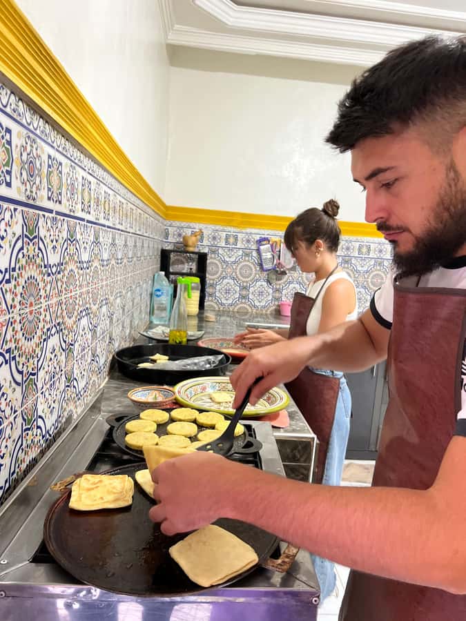 Marrakech: Traditional Moroccan Crepes & Bread Cooking Class - Msemen: the flaky crepe worth learning
