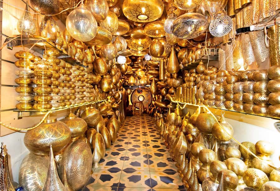Marrakech: Vibrant Souks, Local Artisans & Medina Experience - Ben Youssef Medersa and the detail overhead