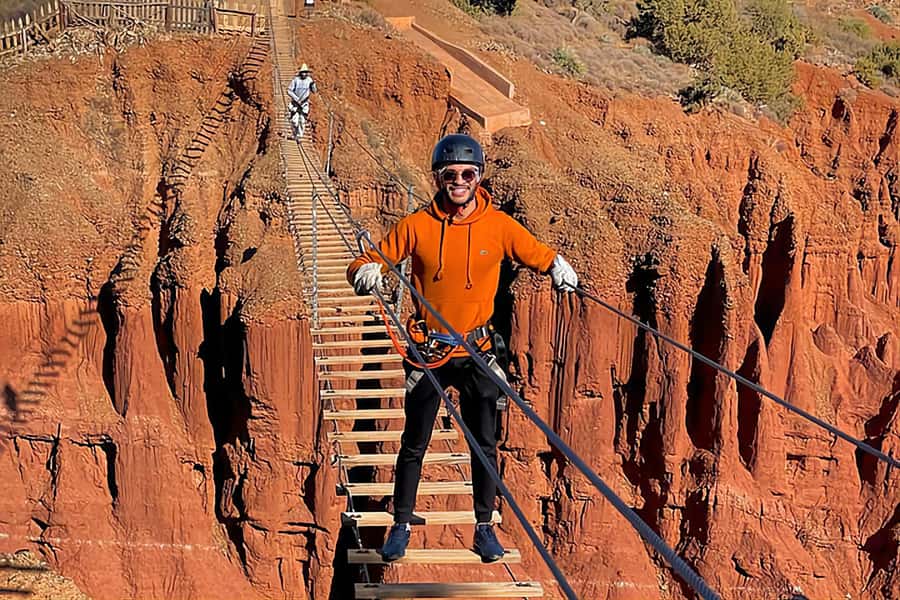 Marrakech: Zip Line in Atlas Mountains & Berber Villages - Crossing the Monkey’s Bridge