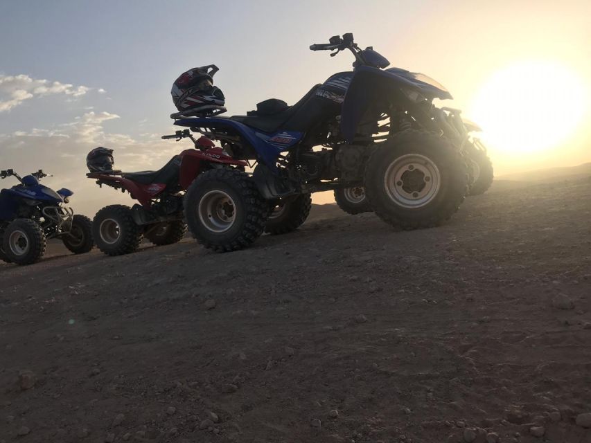 Marrakesh: Agafay Desert Quad & Camel Tour with Dinner - Sunset, tea, and the pause between activities
