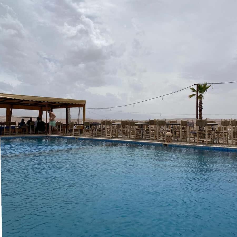 Marrakesh: Agafay Desert Tour with Lunch and Swimming Pool - Arriving at the desert camp and pool