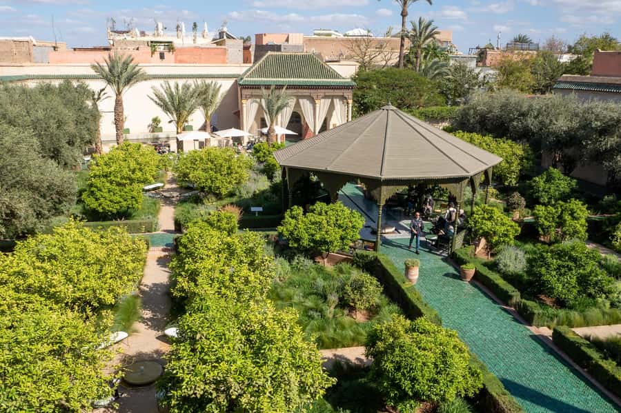 Marrakesh: Bahia Palace, Ben Youssef Medersa & Secret Garden - Ben Youssef Medersa and Moroccan design