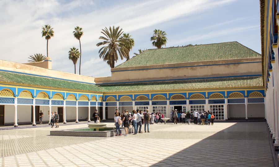 Marrakesh: Bahia Palace, Ben Youssef Medersa & Secret Garden - Starting beneath the Koutoubia minaret