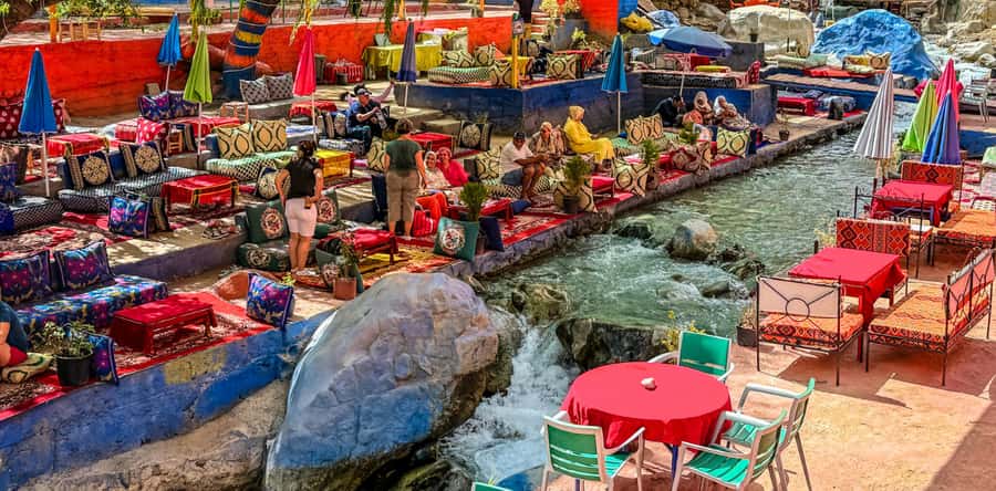 Marrakesh: Ourika Waterfalls, Atlas Mountains, Guide + Lunch - Mint tea, river air, and the optional lunch