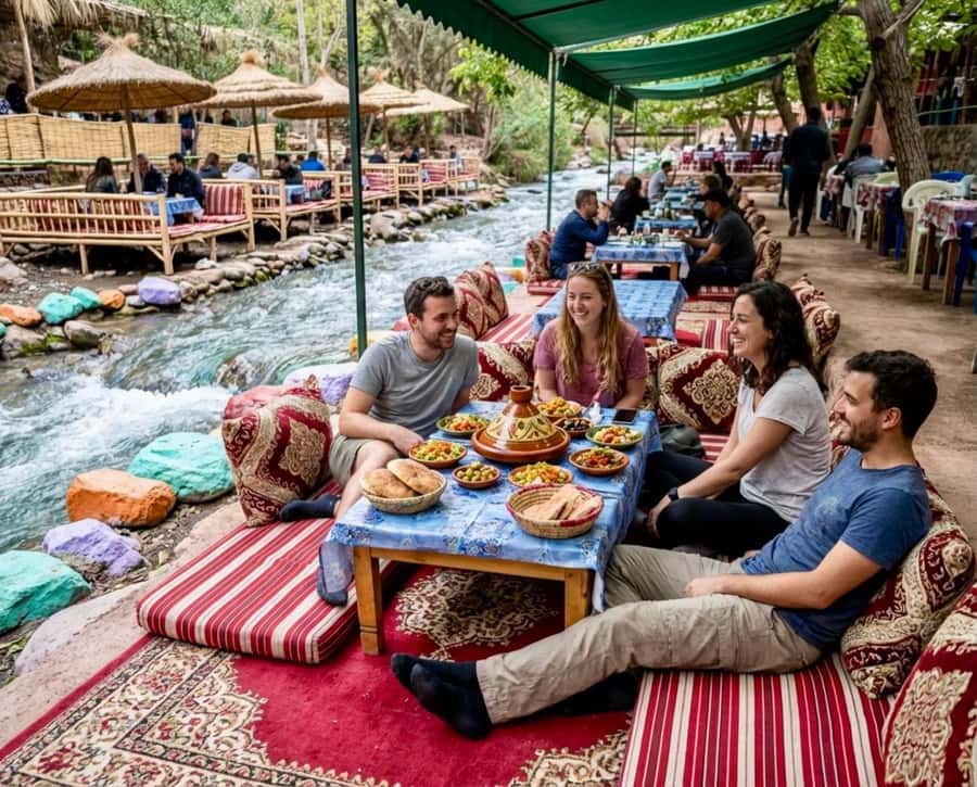 Marrakesh: Ourika Waterfalls, Atlas Mountains, Lunch + Guide - Argan oil, women’s work, and a Berber welcome