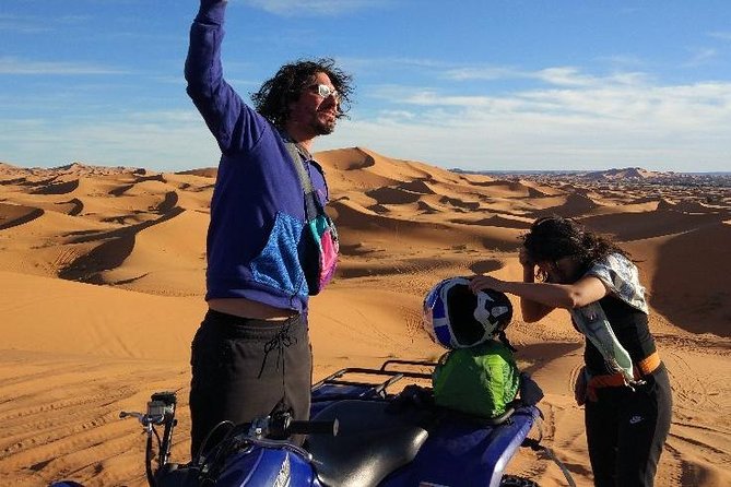 merzouga Desert 1 hour or two hour Quad Bike, and sandboarding - Starting in Hassilabied, close to the dunes