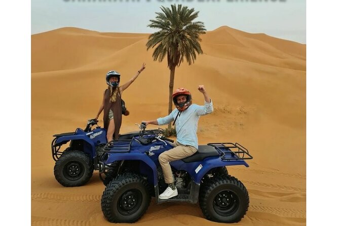 merzouga Desert 1 hour or two hour Quad Bike, and sandboarding - Who will enjoy this most
