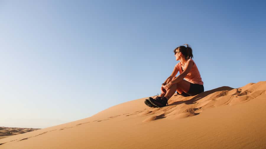 Merzouga Overnight Stay in a Berber Tent and Camel Ride - Dinner, drumming, and the evening mood
