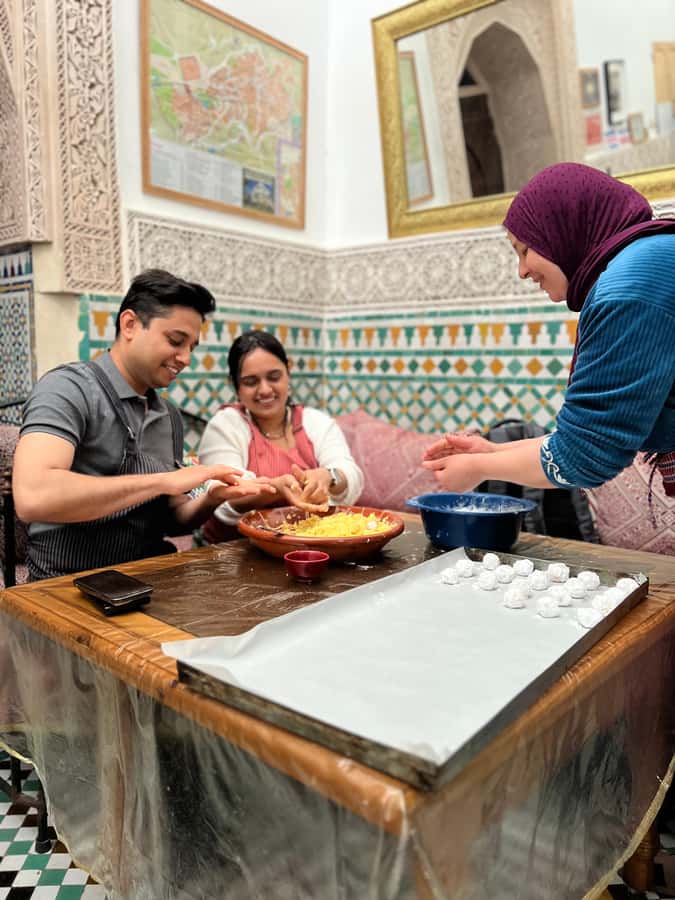 Moroccan Crepes & Pastries Kitchen - Language: useful, friendly, and not fully polished