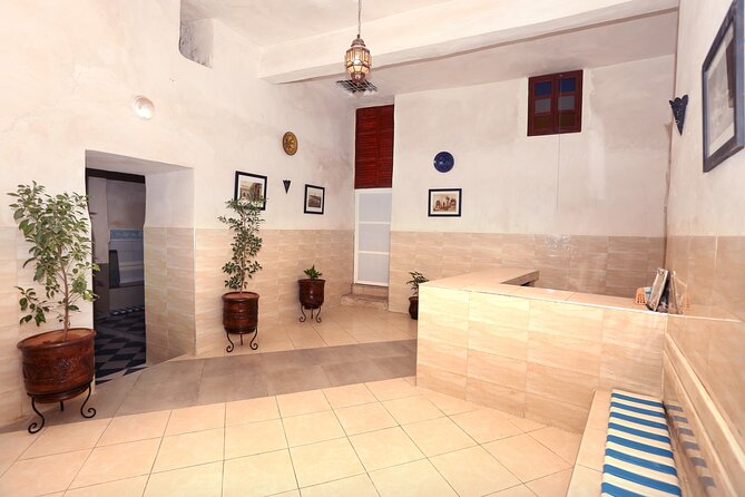 Mouassine the real traditional Moroccan Hammam - Ghassoul, shampoo, and mint tea
