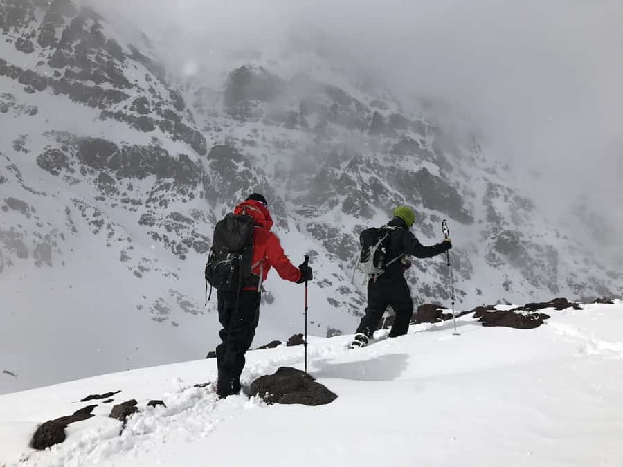 Mt Toubkal Ascent Express Trek 2 Days 1 Nights - The long descent to Imlil