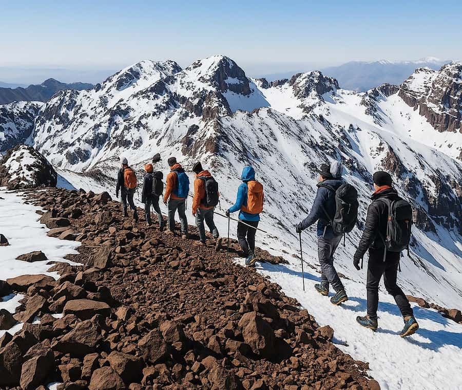 Mt Toubkal Ascent Express Trek 2 Days 1 Nights - Walking the Aït Mizane Valley to Sidi Chamharouch