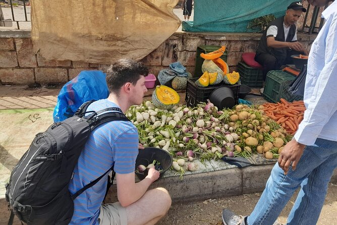 Old local Market visit+Moroccan cooking class with a local family - Mint tea, sweets, and the waiting time