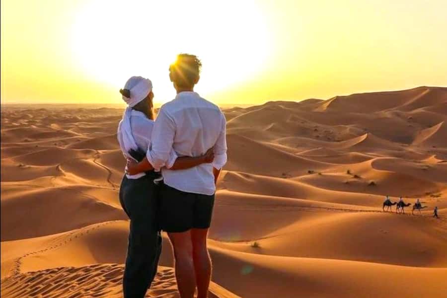Ouarzazate to Marrakech: 3-Day Desert Tour with Camel Trek - Camel trekking at sunset and sunrise