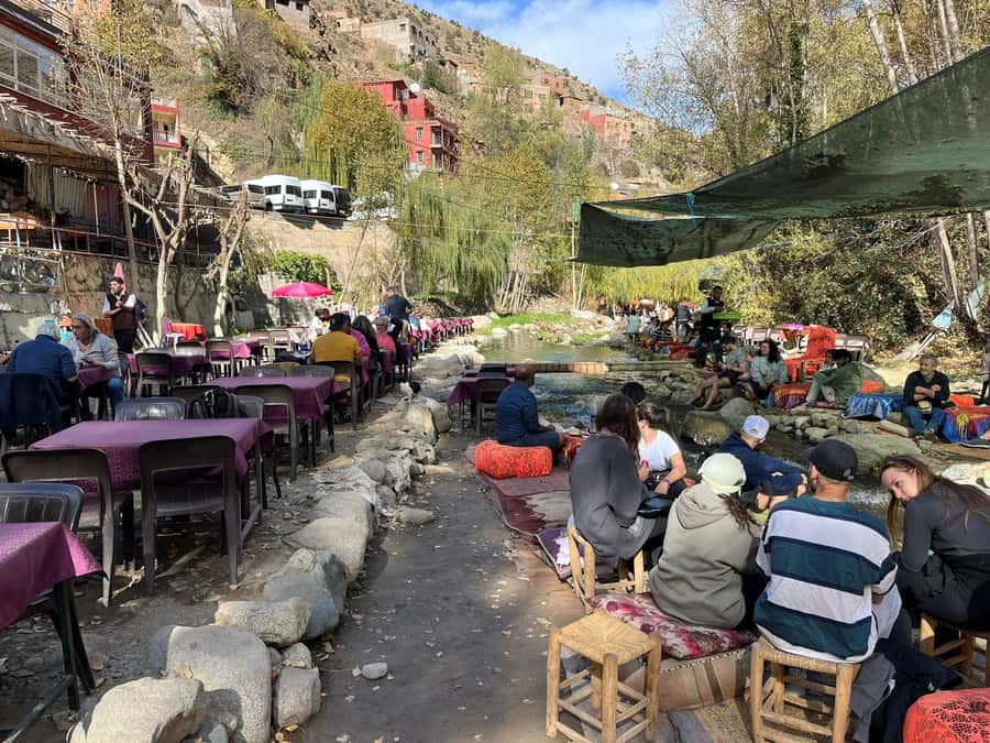 Ourika Valley ,Berber villages ,Atlas Mountains + Lunch - Leaving Marrakech in an air-conditioned van