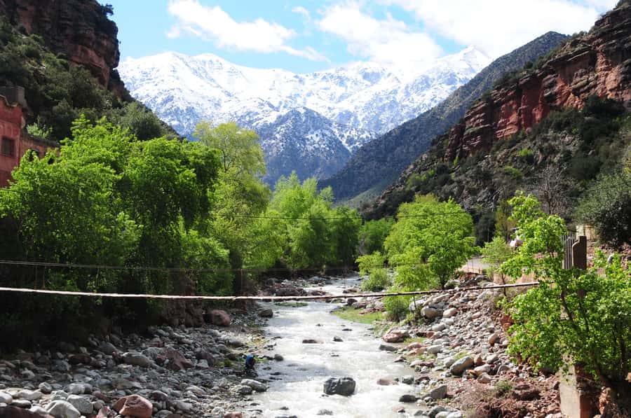 Ourika Valley with Atlas Mountains Day Trip from Marrakech - Tnin Ourika market and the first local stop