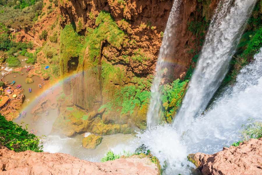 Ouzoud Waterfalls: Day Trip from Marrakech - Arriving above the 110-meter cascades