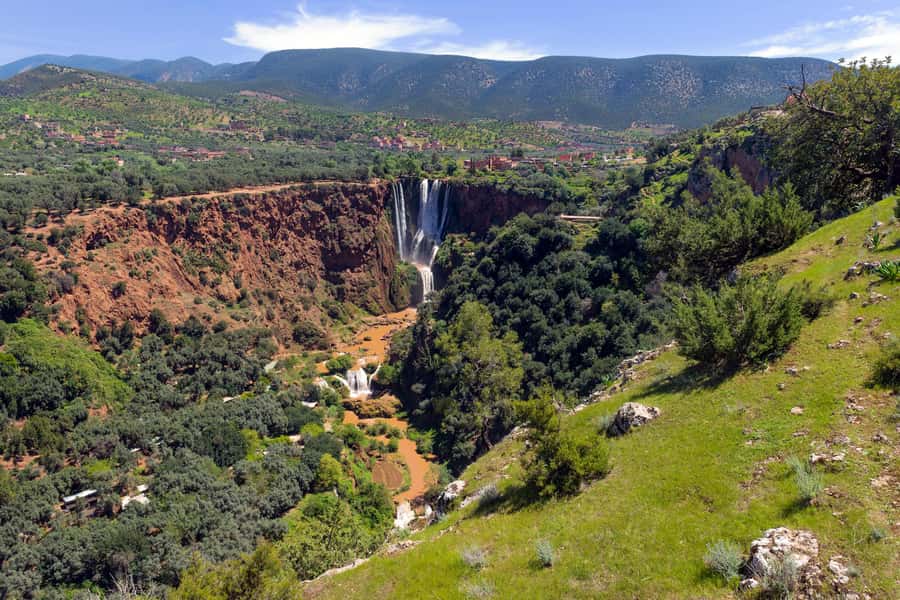 Ouzoud Waterfalls: Day Trip from Marrakech - The boat ride at the foot of the falls