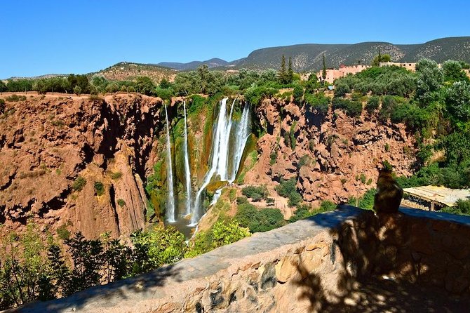 Ouzoud Waterfalls Guided Hike and Boat Trip from Marrakech - Arriving at Morocco’s highest waterfall