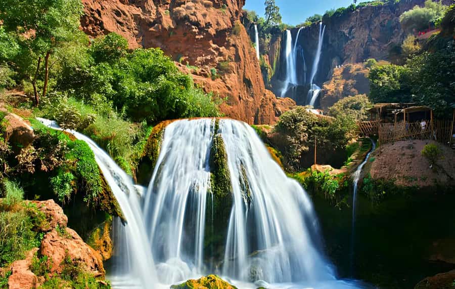 Ouzoud Waterfalls: Majestic Guided Hike and Adventure - The stair climb back to the village