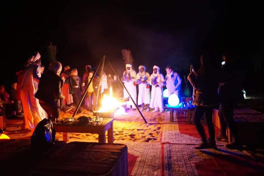 Overnight in Luxury Tent in Desert Camp Erg Chebbi Merzouga - Arriving at the Erg Chebbi meeting point