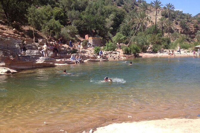 Paradise Valley and Atlas Mountains Adventure in Agadir - Hiking down to the natural pools