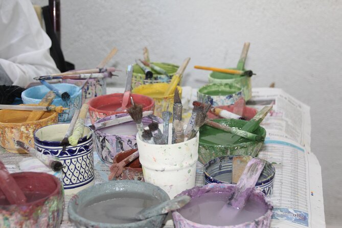 Pottery and Mosaic Workshop in Fes Led by Local Artisans - Painting pottery with Moroccan patterns